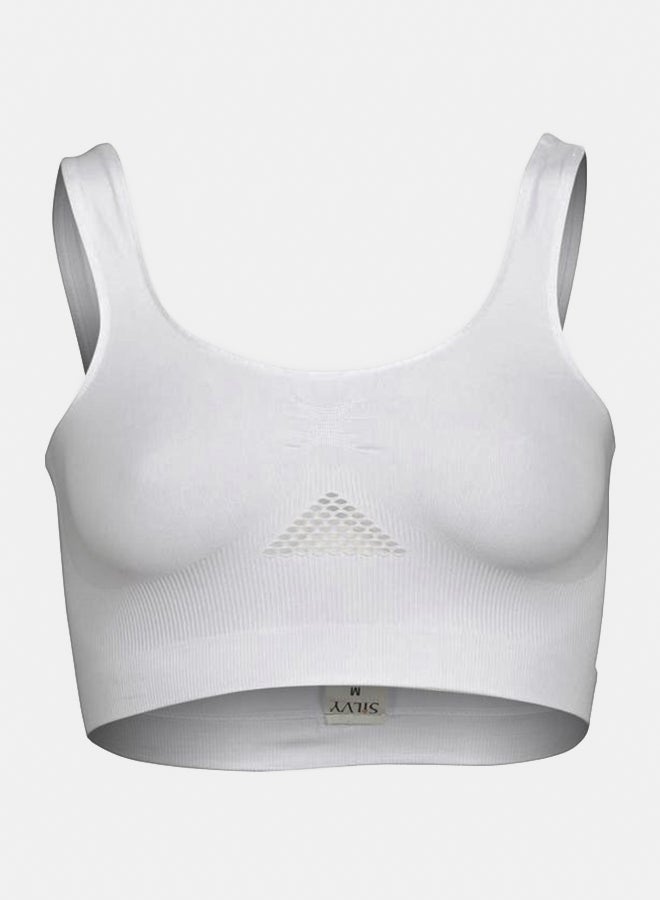 Silvy Lycra Net Bra For Women - Image 1